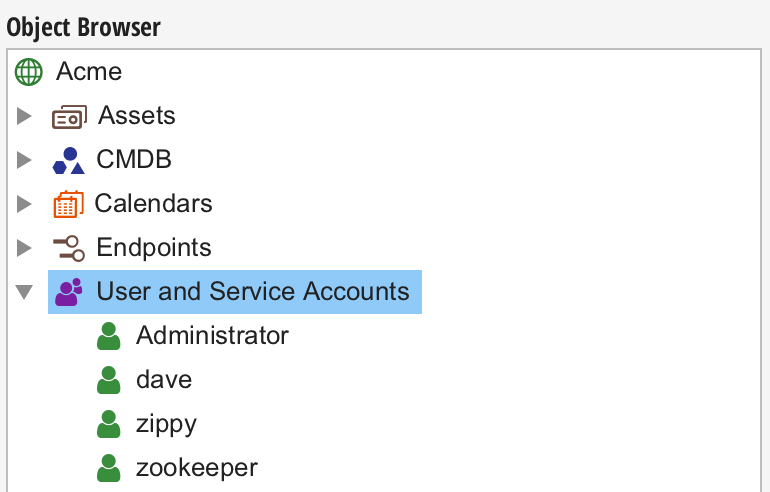 Service Accounts
